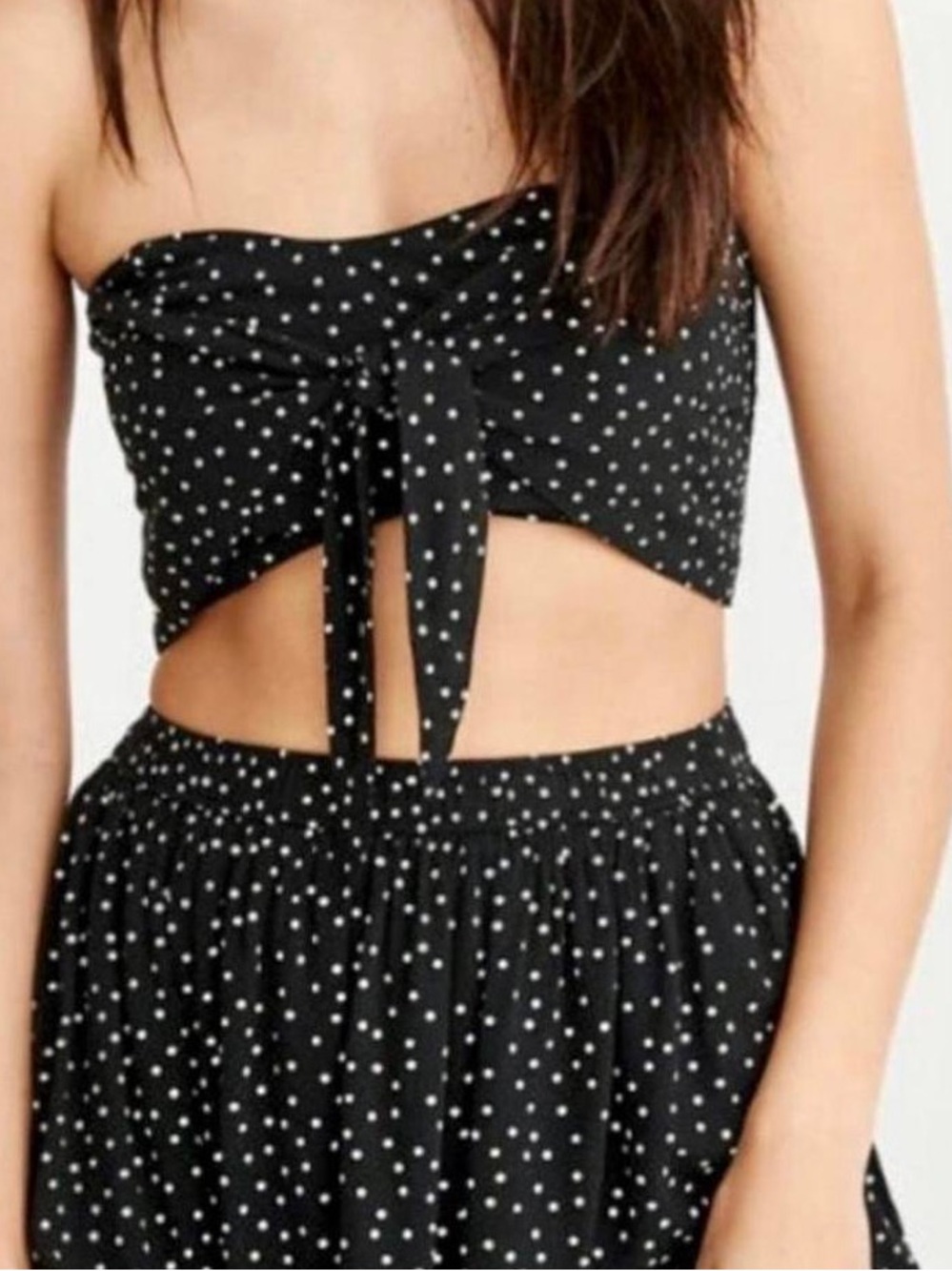 Abercrombie & Fitch Polka Dot Bandeau Top